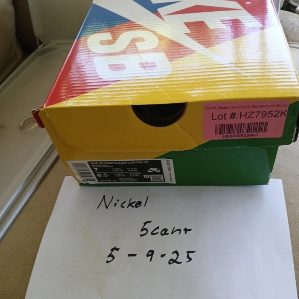 Size 7 - Nike Zoom Blazer Pro GT SB Low White Gum - Picture 6 of 6